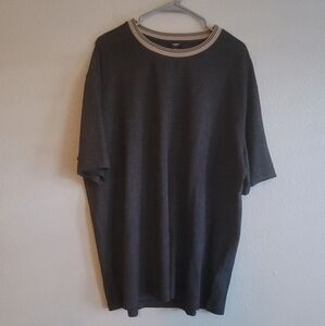 Express Dark Gray Short Sleeve Tee